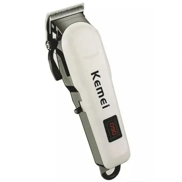 Kemei KM-809A Digital Electric Rechargeable Professional Hair Clipper Trimmer