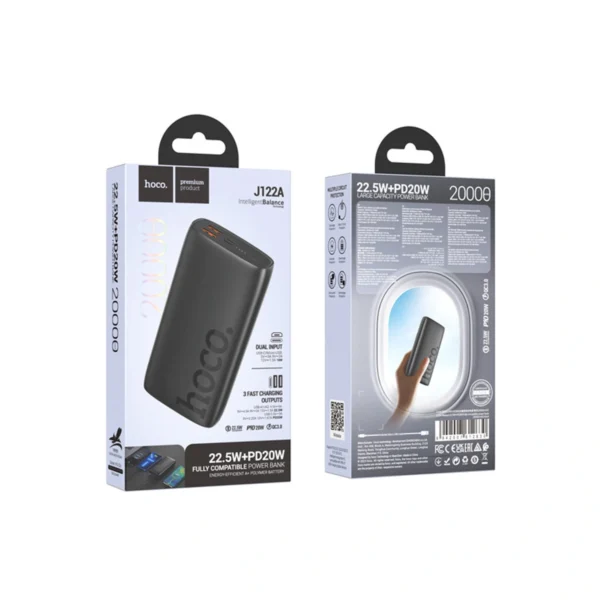 Hoco J122A Fast Charging Power Bank (20000mAh) - Image 3